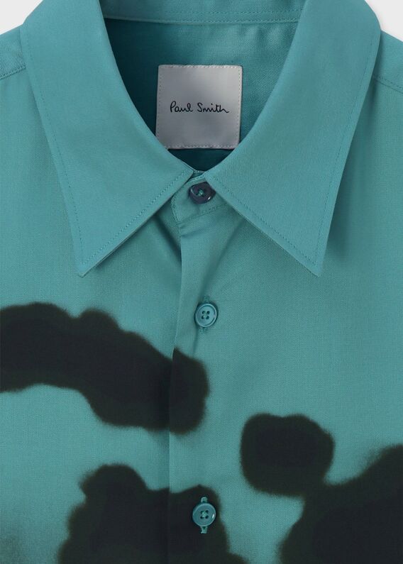PS Paul smith 洗える！リボンプリントシャツ PS Paul smith 洗える！リボンプリントシャツ