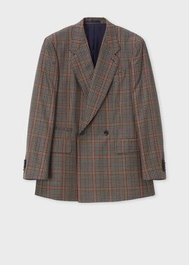 クラシックガンクラブチェック 2Bダブルブレストジャケット