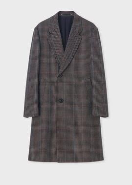 クラシックチェック バックベルト チェスターコート