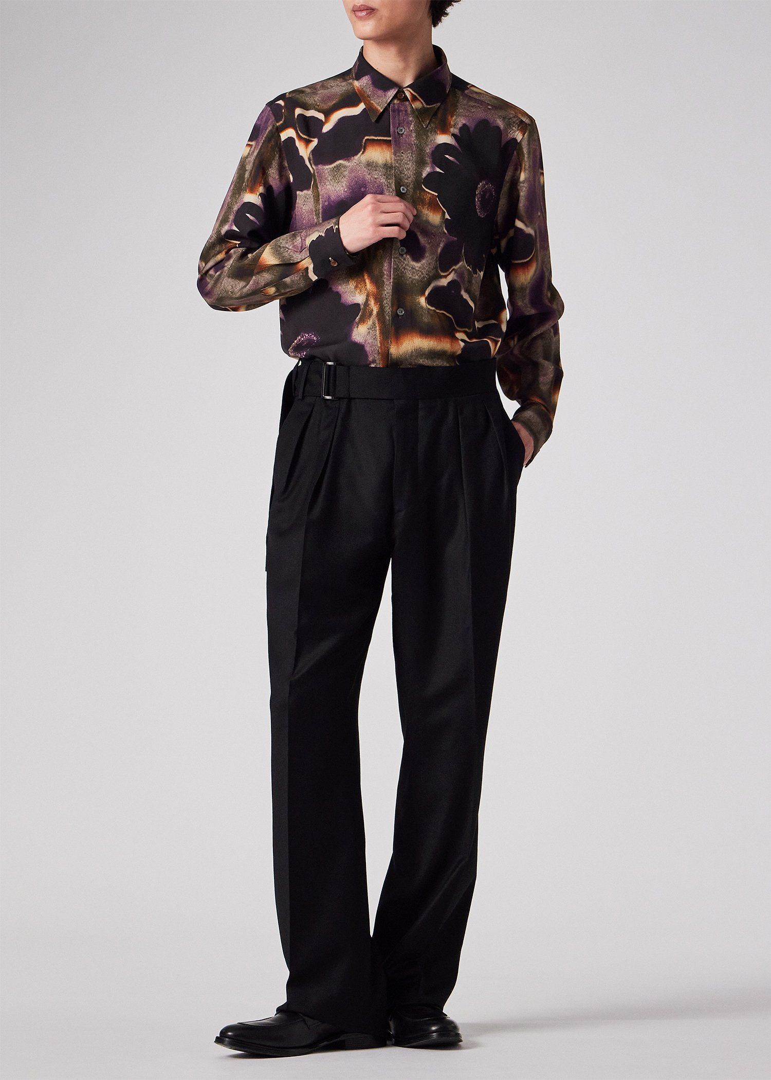 "Field Flowers" オールオーバープリントシャツ