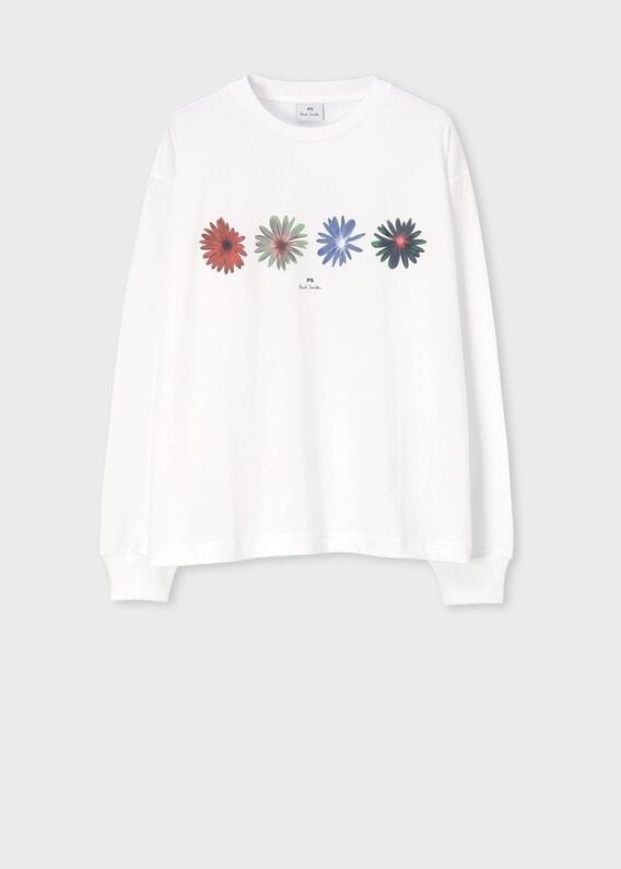 冬*ス様 【美品】ポールスミス　洗える　フラワープリントシャツ　コットン100% Textured Floral' プリントシャツ / 152308 149TN（シャツ