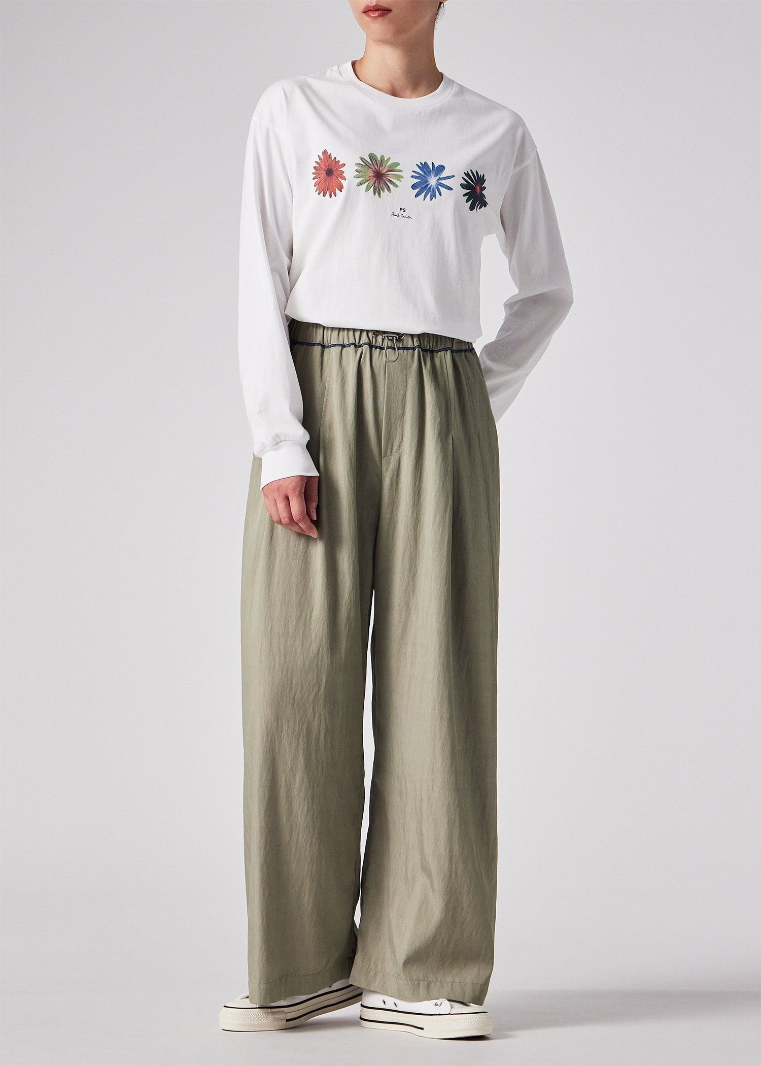 ウィメンズ マルチ フローラル プリント 長袖Tシャツ ｜ポール・スミス