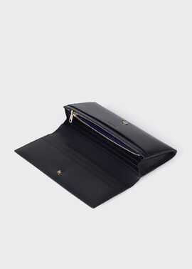 【新品】ポールスミス✨スサプルベジタブルタンニンレザー 長財布 ネイビー 新品】ポールスミス✨スサプルベジタブルタンニンレザー 長財布