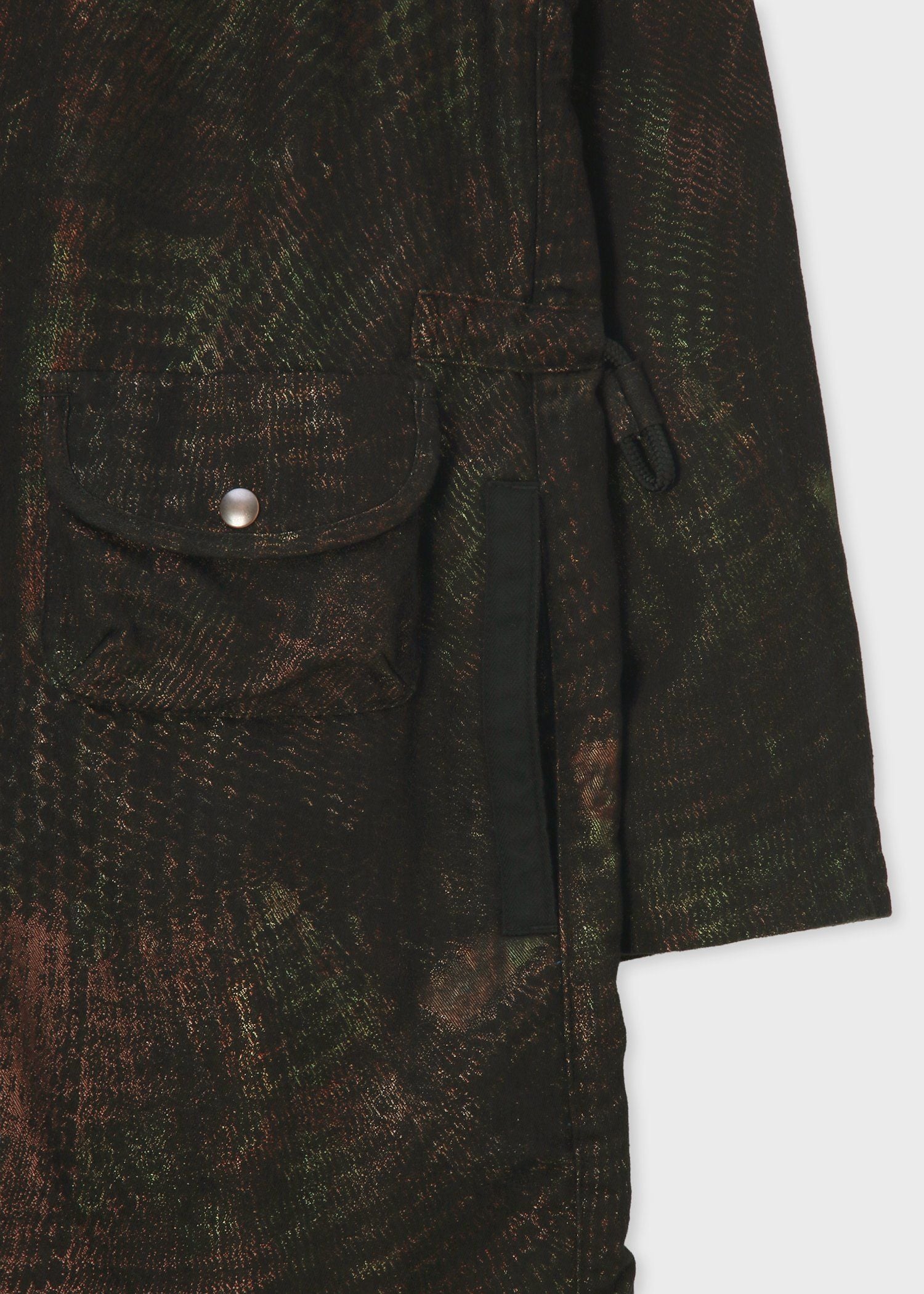 日本製　RED EAR（ポールスミス）藍染スタンドカラージャケット　インディゴ染 RED EAR ヴィンテージフェード ダウンブルゾン