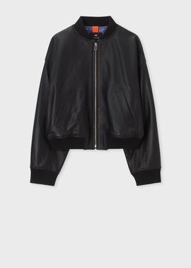 ウィメンズ ラムレザー MA-1 ブルゾン