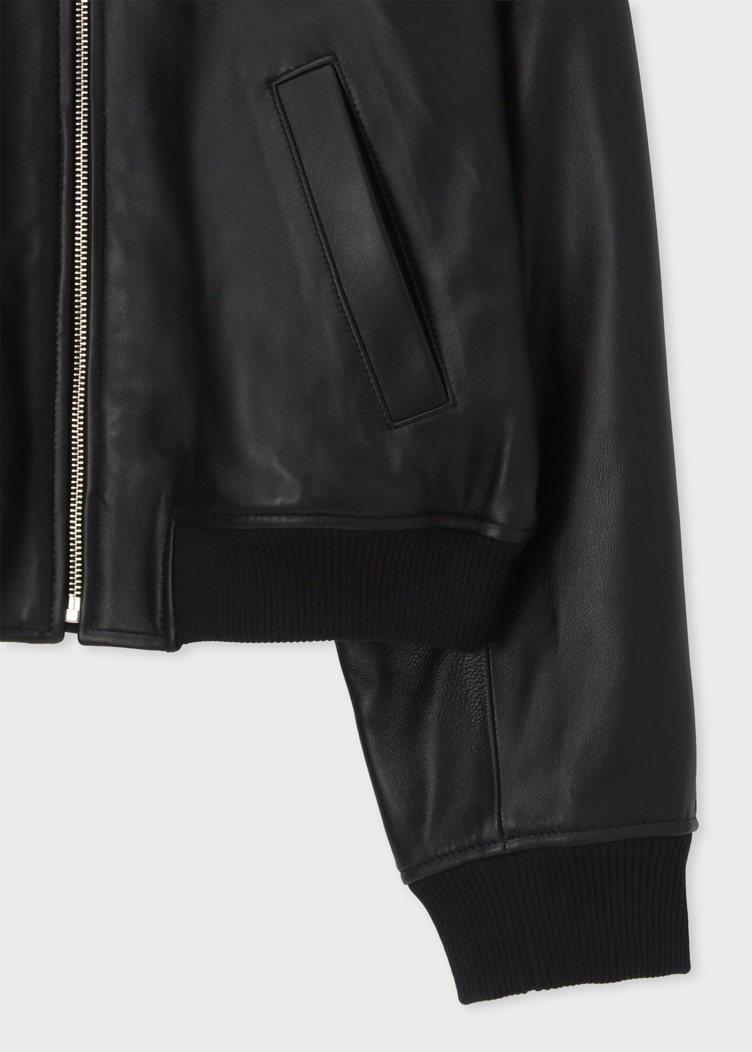 極美品 希少 ポールスミス レザージャケット ブルゾン ma1 ボンバー