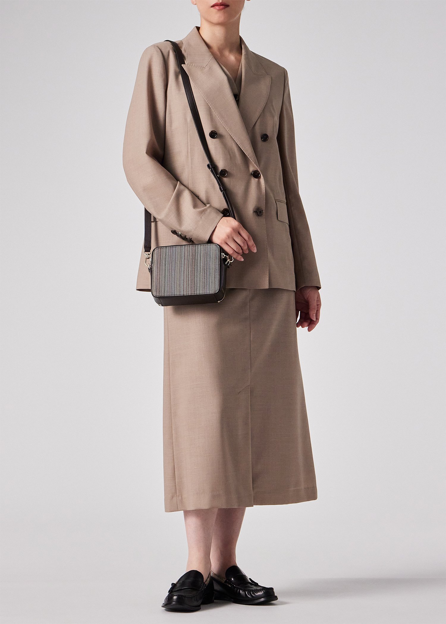 コーテッドキャンバス ショルダーバッグ