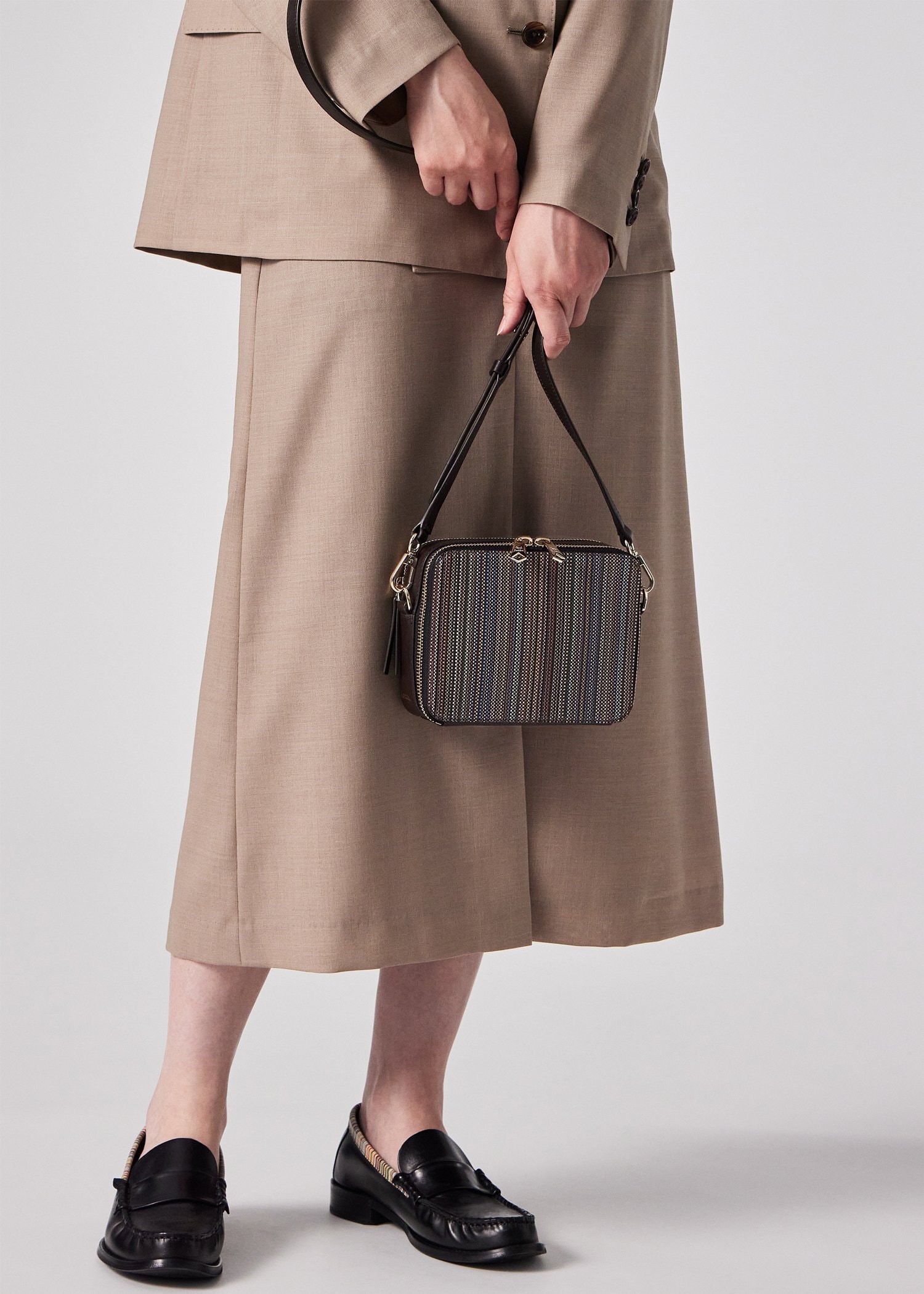 コーテッドキャンバス ショルダーバッグ