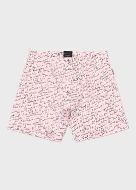 "Slide Notes" ニットトランクス