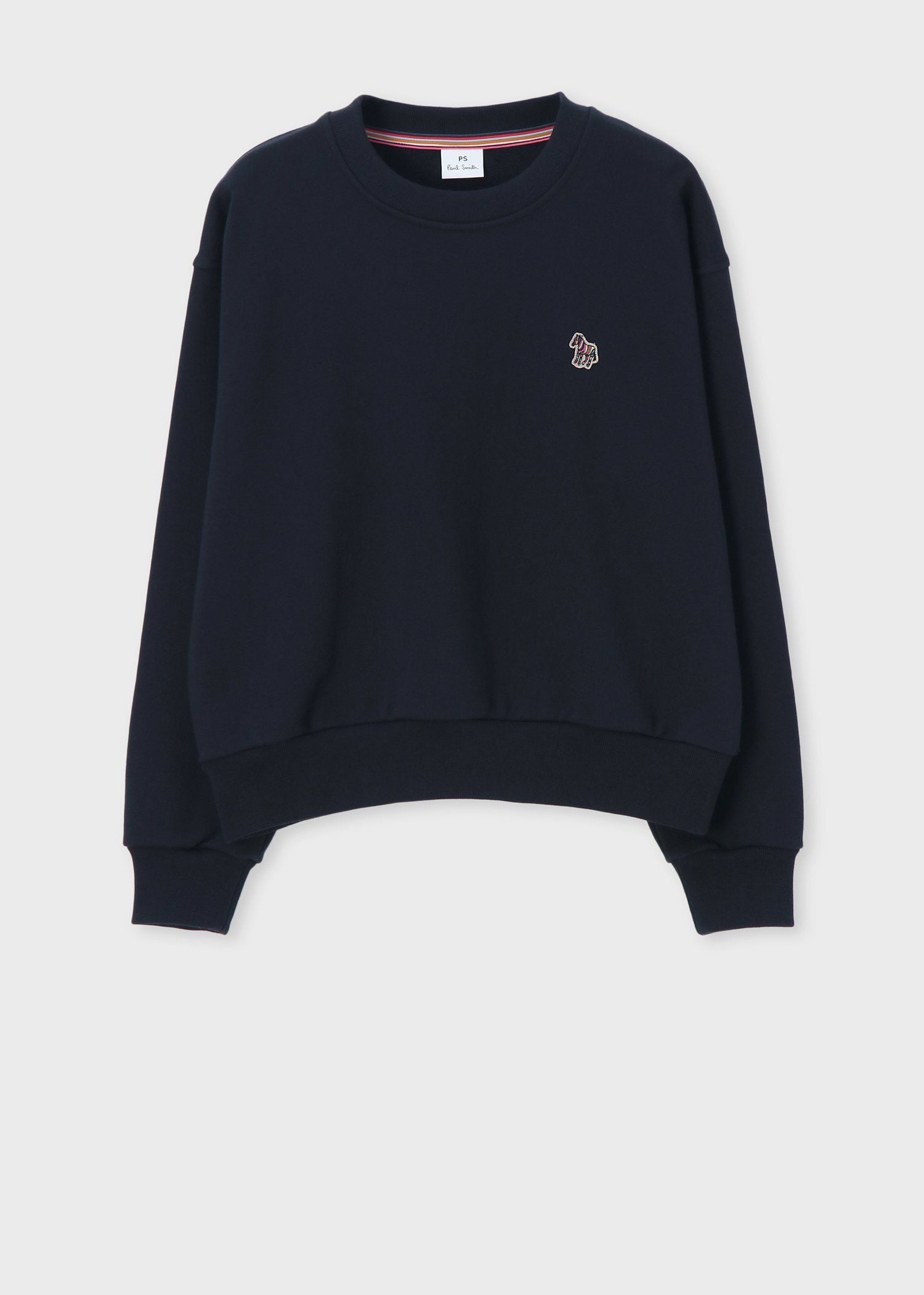 ウィメンズ ゼブラ ワンポイント スウェット（ネイビー） ｜ポール・スミス