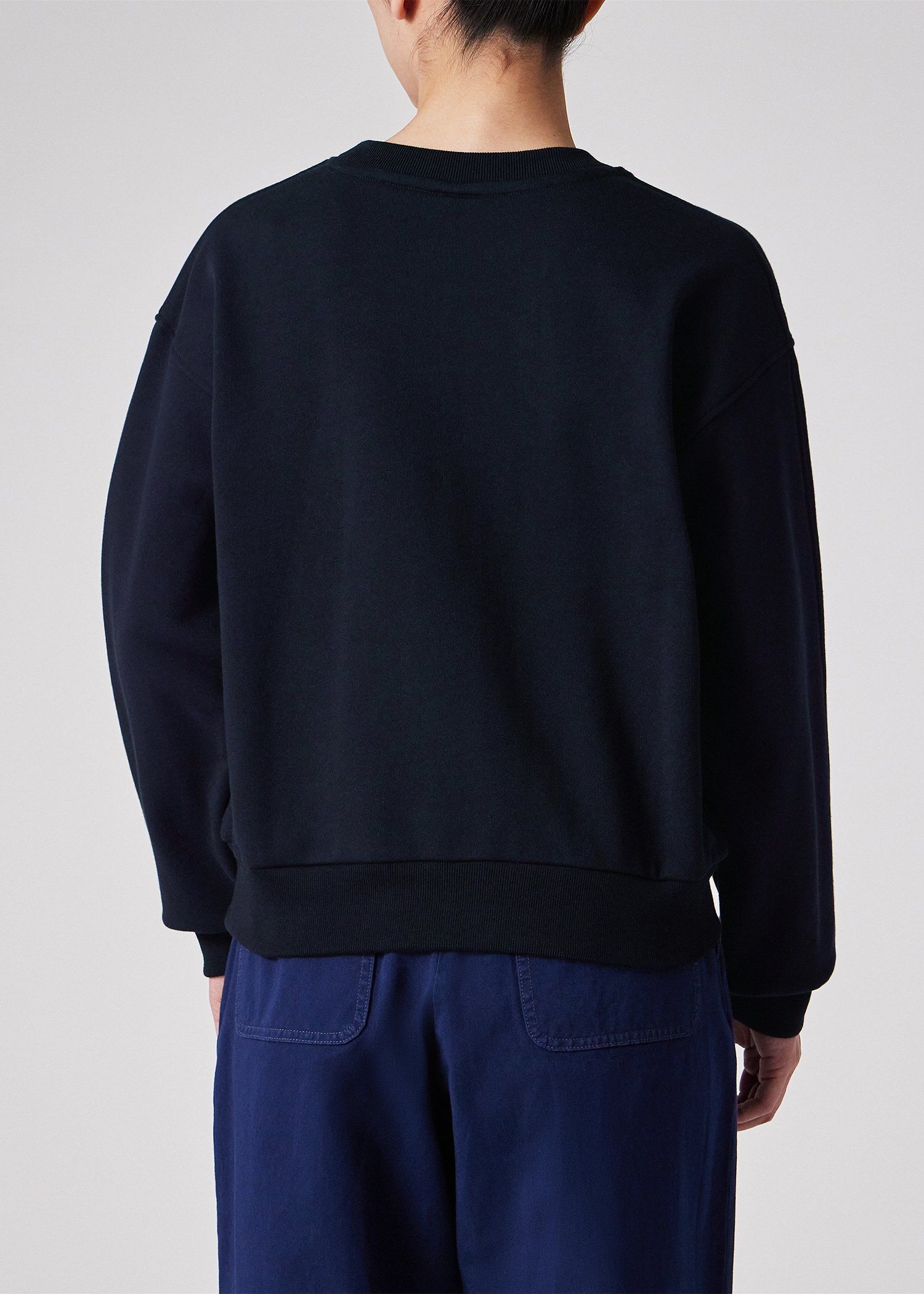 ウィメンズ ゼブラ ワンポイント スウェット（ネイビー） ｜ポール・スミス