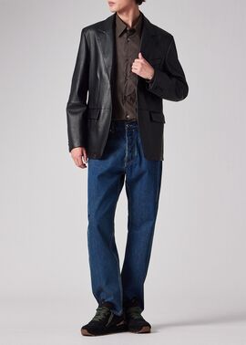 【極美品】ポールスミス ラムレザー 花鳥総柄 ユニオンジャック ジャケット Japan :: PaulSmith