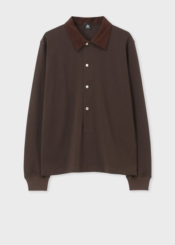 Paul Smithポールスミス 新品メンズポロシャツ　茶　M Paul Smith ポールスミス PAUL SMITH メンズ ポロシャツ 半袖