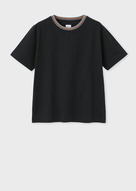 ウィメンズ "Signature Stripe" 半袖Tシャツ