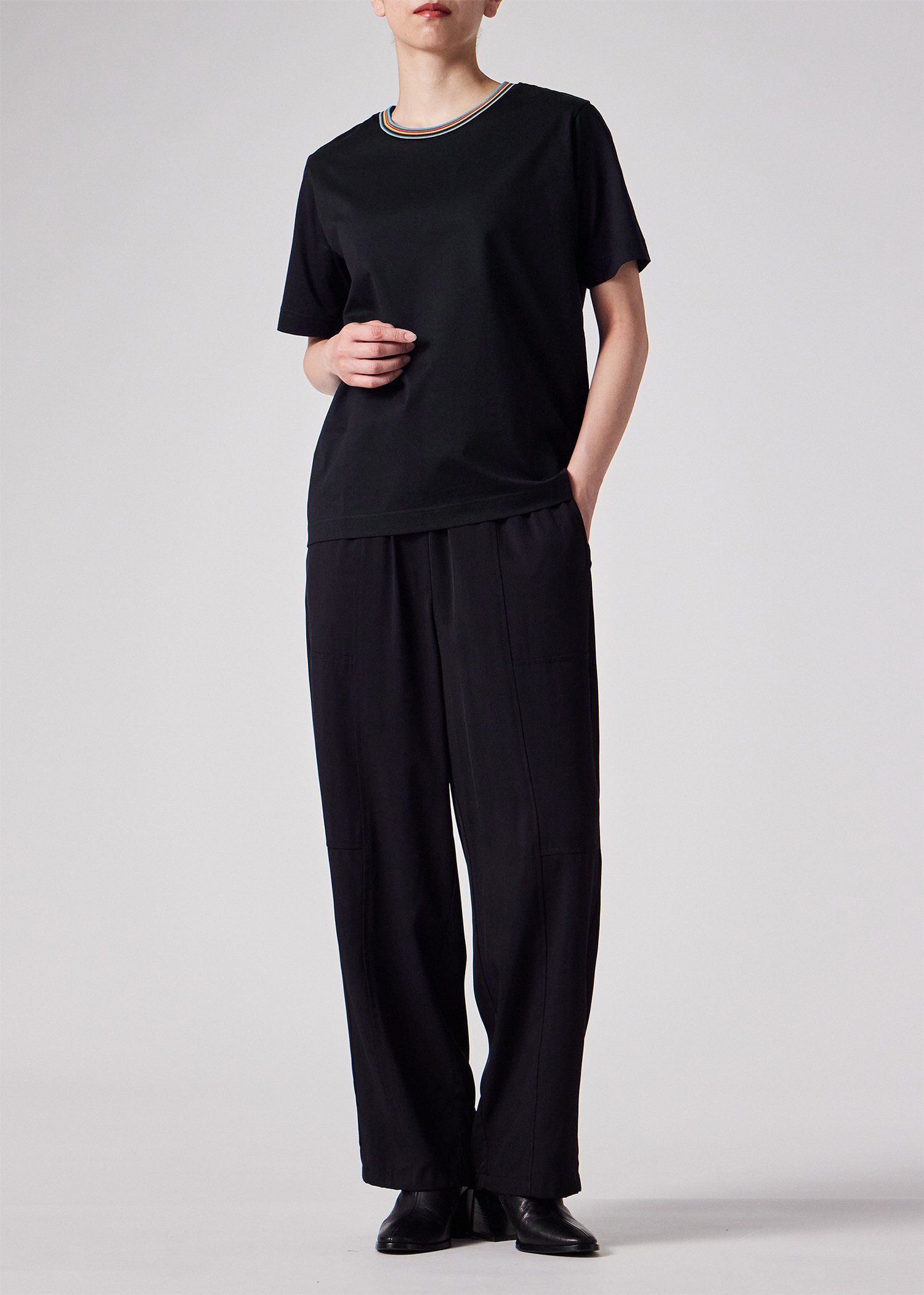 ウィメンズ "Signature Stripe" 半袖Tシャツ