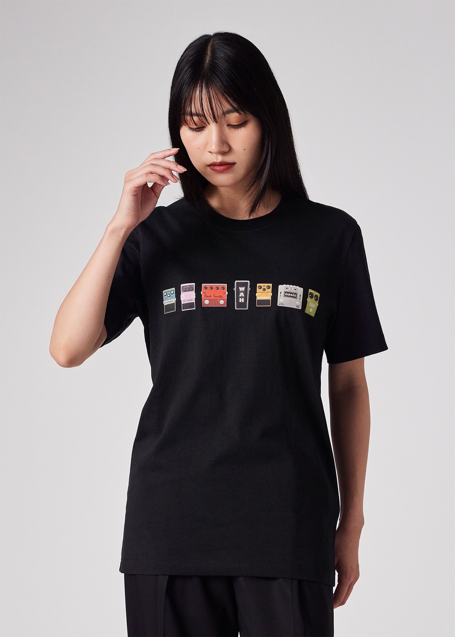 ウィメンズ Paul Smith × Oasis ギターペダル Tシャツ