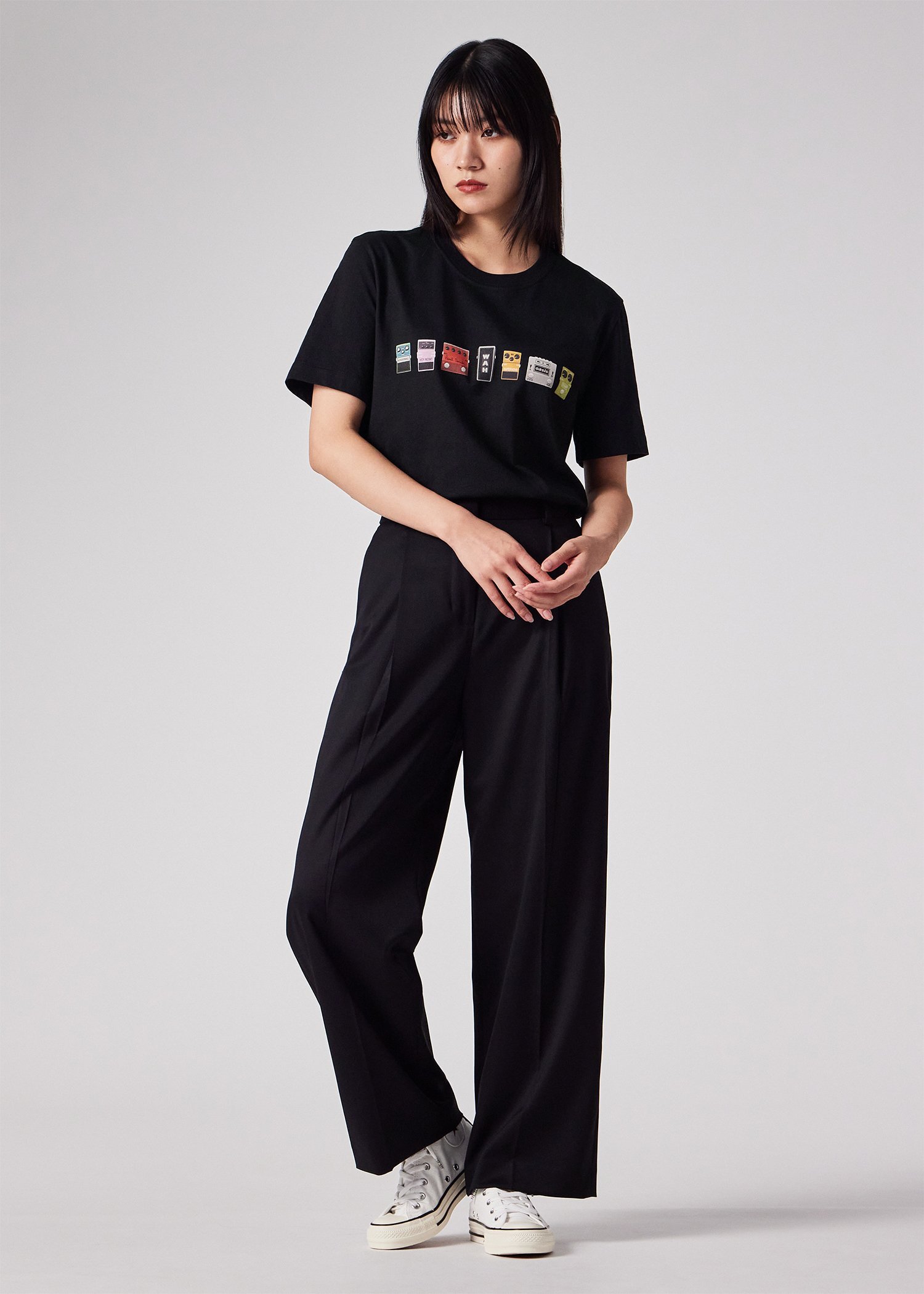 ウィメンズ Paul Smith × Oasis ギターペダル Tシャツ