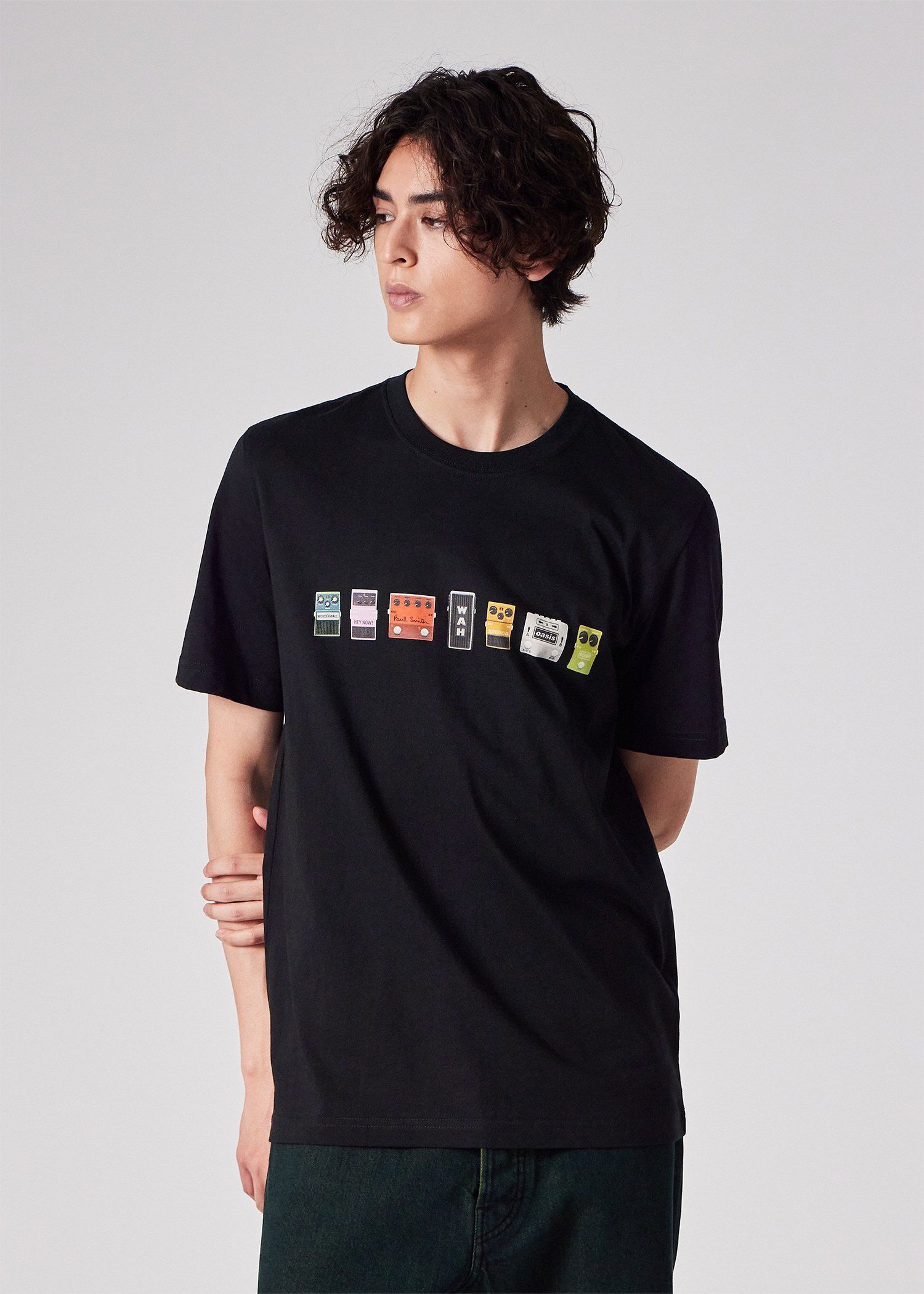 Paul Smith × Oasis ギターペダル Tシャツ