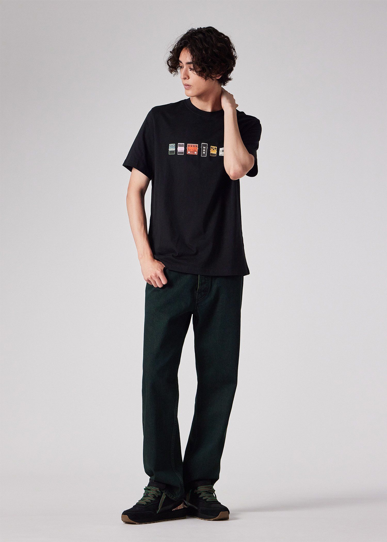 Paul Smith × Oasis ギターペダル Tシャツ