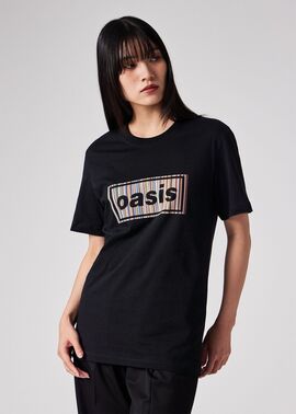 ウィメンズ Paul Smith × Oasis シグネチャーストライプロゴ T