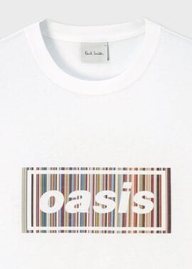 Paul Smith × Oasis シグネチャーストライプロゴ Tシャツ