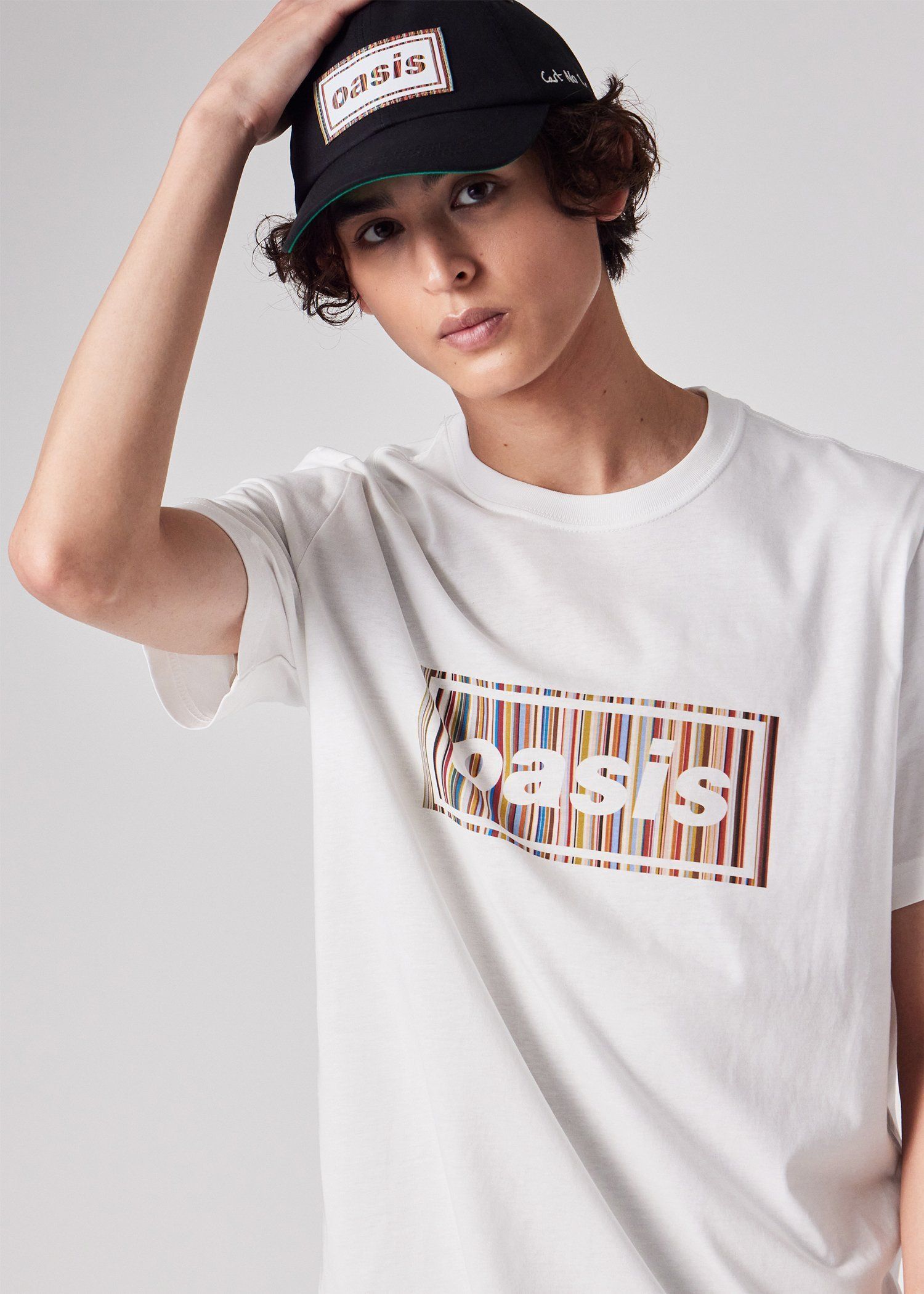 Paul Smith × Oasis シグネチャーストライプロゴ Tシャツ