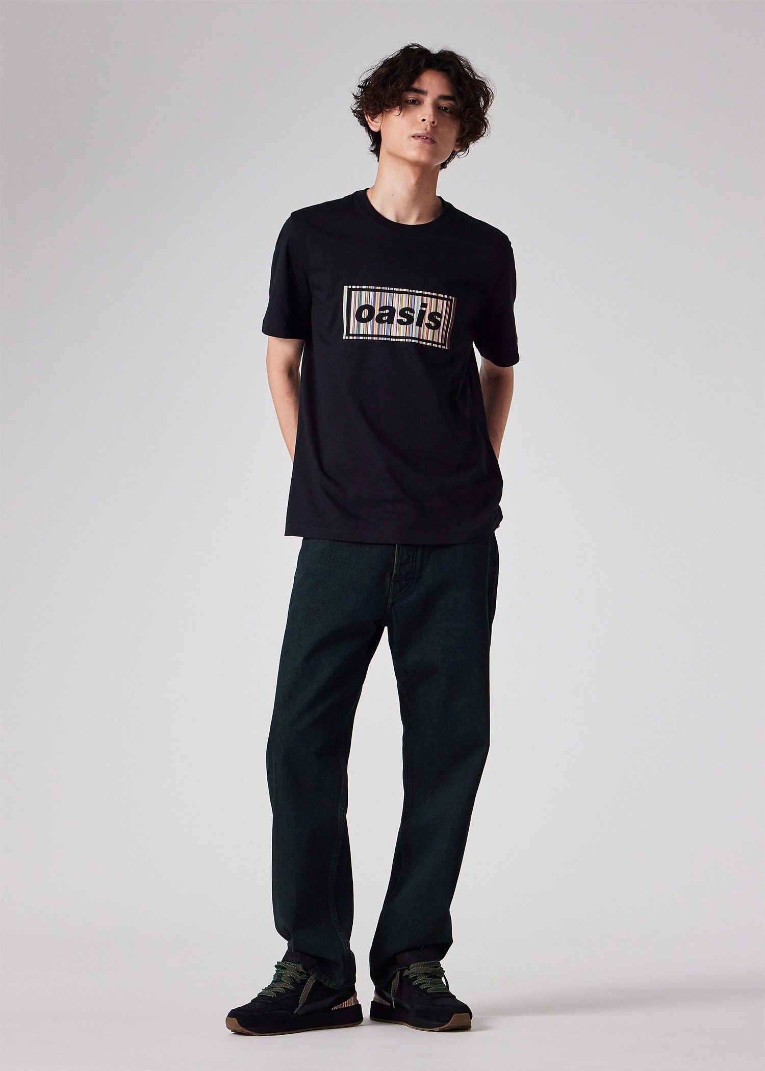 Paul Smith × Oasis シグネチャーストライプロゴ Tシャツ