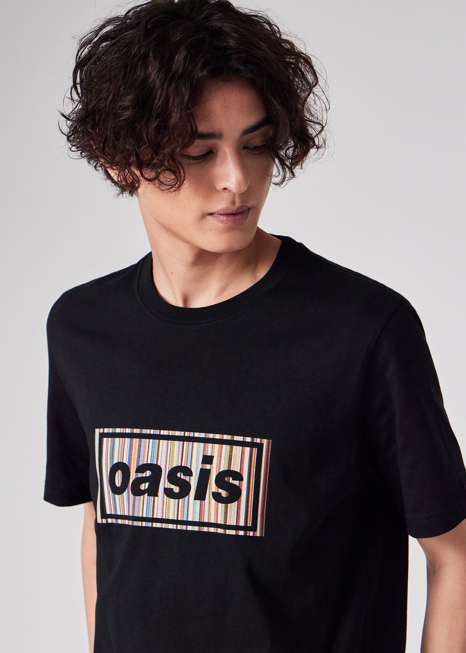 Paul Smith × Oasis シグネチャーストライプロゴ Tシャツ