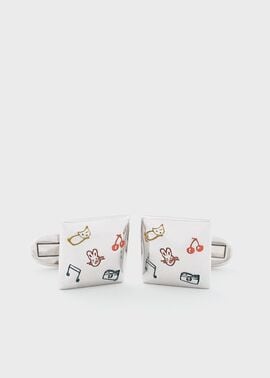 マルチカラードローイング カフス