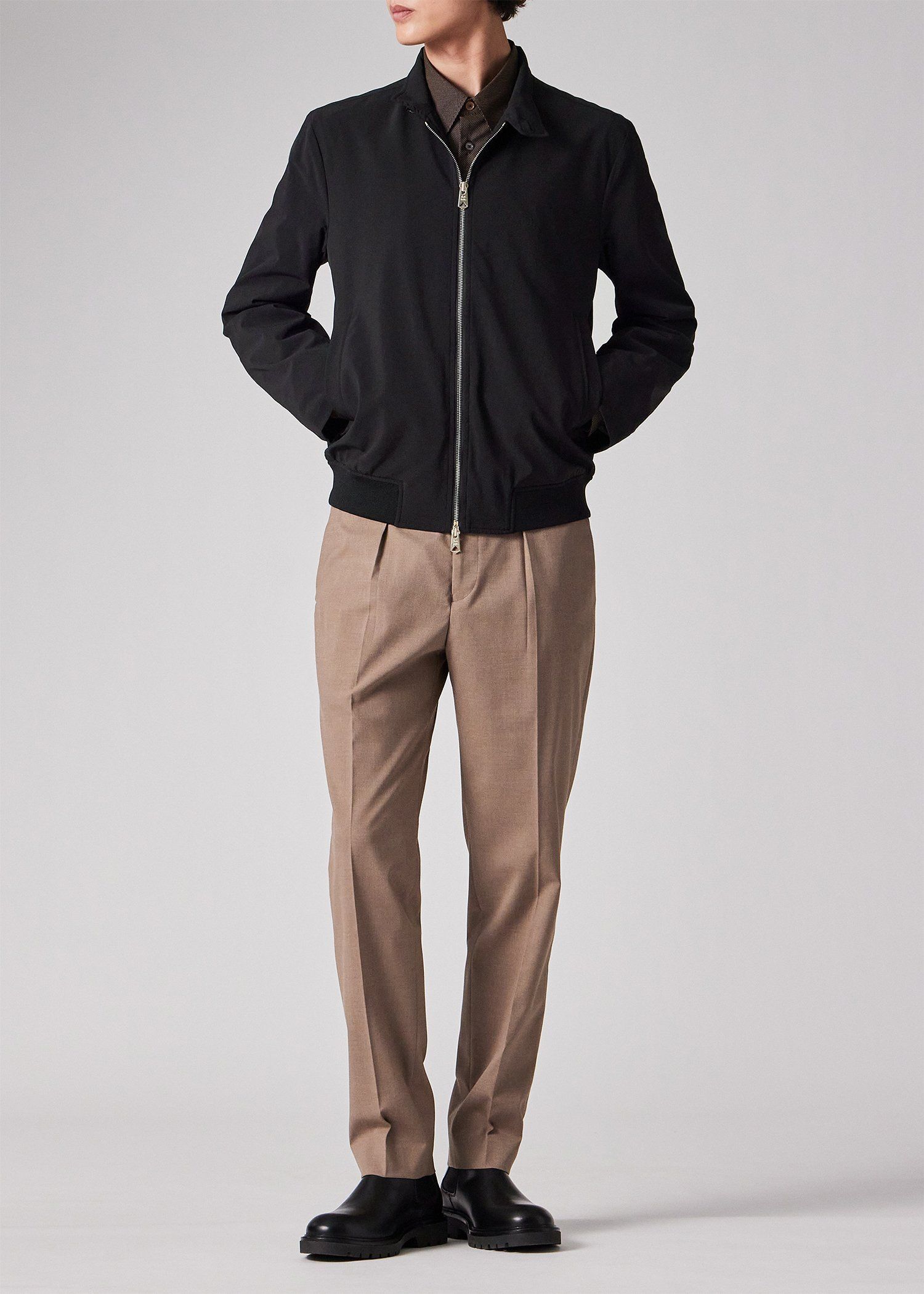 パフォーマンスストレッチ スタンドカラーブルゾン ｜ポール・スミス