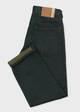 ダークグリーン オーバーダイ ジーンズ ｜ポール・スミス