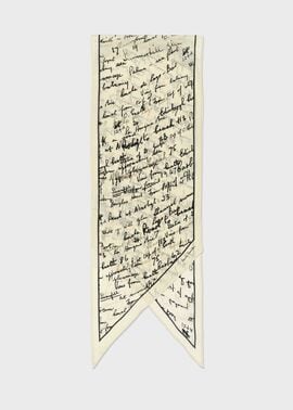 "Slide Notes" スカーフ