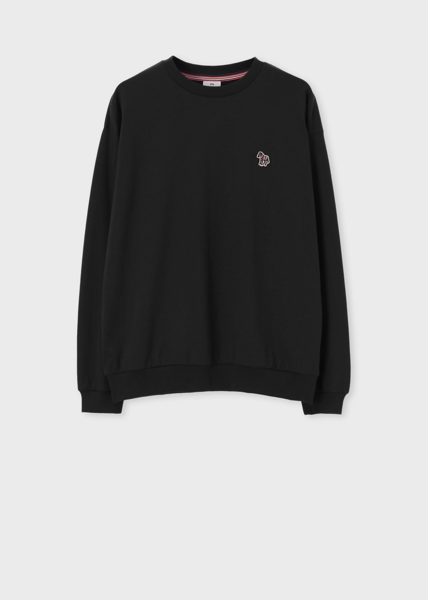 ウィメンズ ゼブラ ワンポイント 長袖Tシャツ（ネイビー） ｜ポール