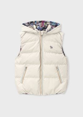 ジュニア リバーシブル ダウンベスト