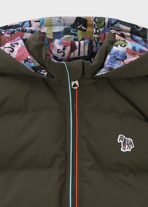 ポールスミス ダウンジャケット 3way シルク ツイード ファー グレー XL Paul Smith ONLINE SHOP｜ポール・スミス