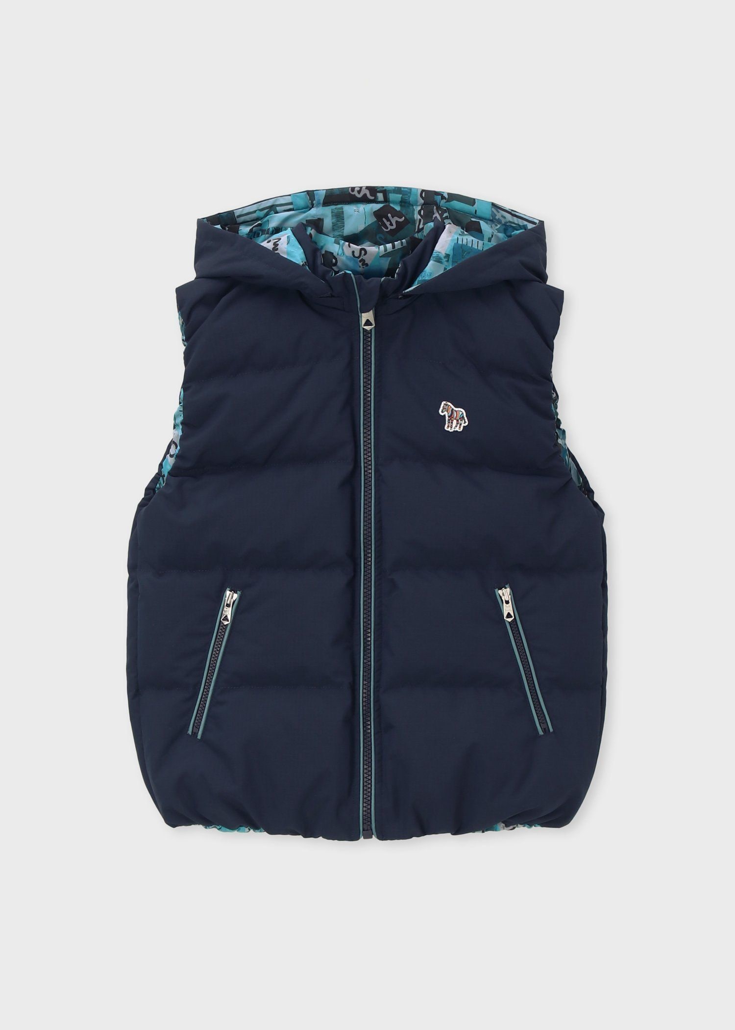 ジュニア リバーシブル ダウンベスト