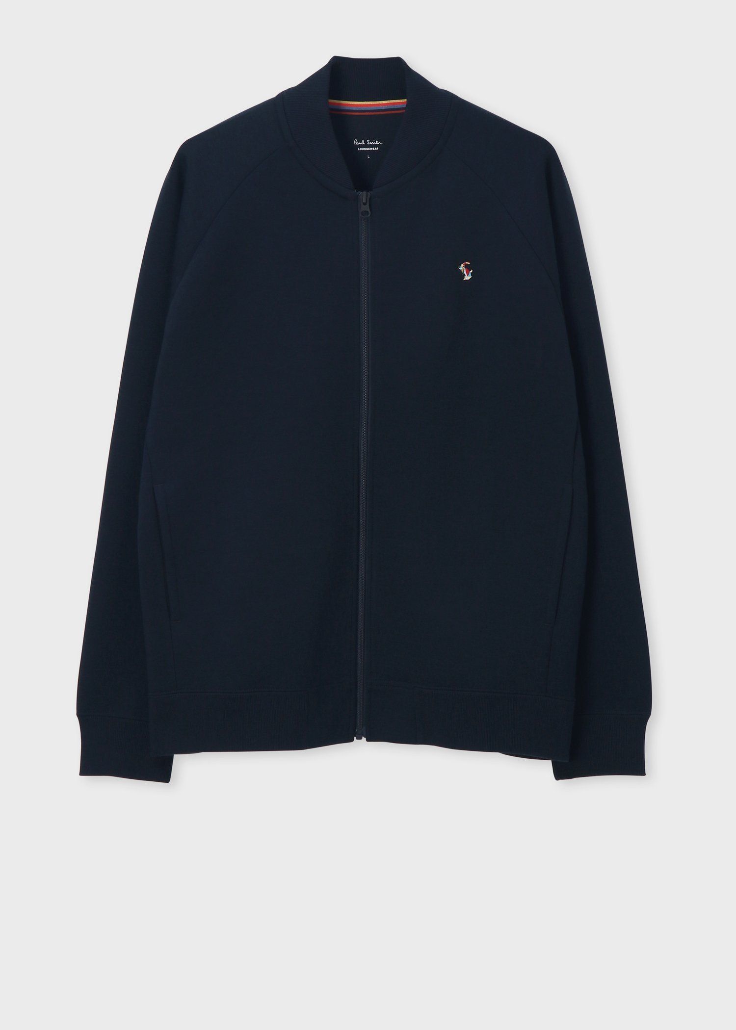 エステルレーヨンダンボール ジップアップブルゾン