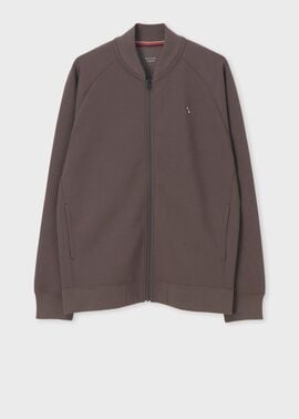 エステルレーヨンダンボール ジップアップブルゾン