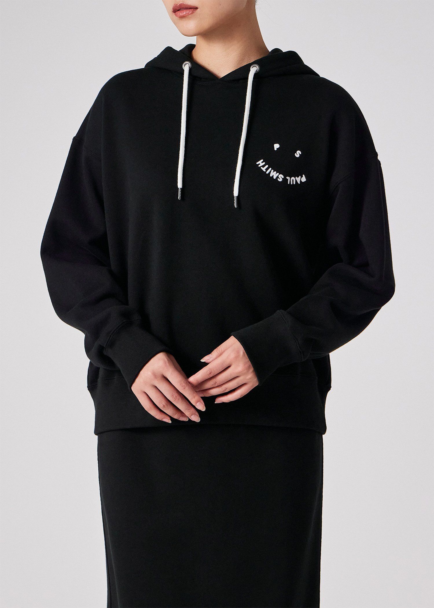 ウィメンズ "Happy" フーデッド パーカ