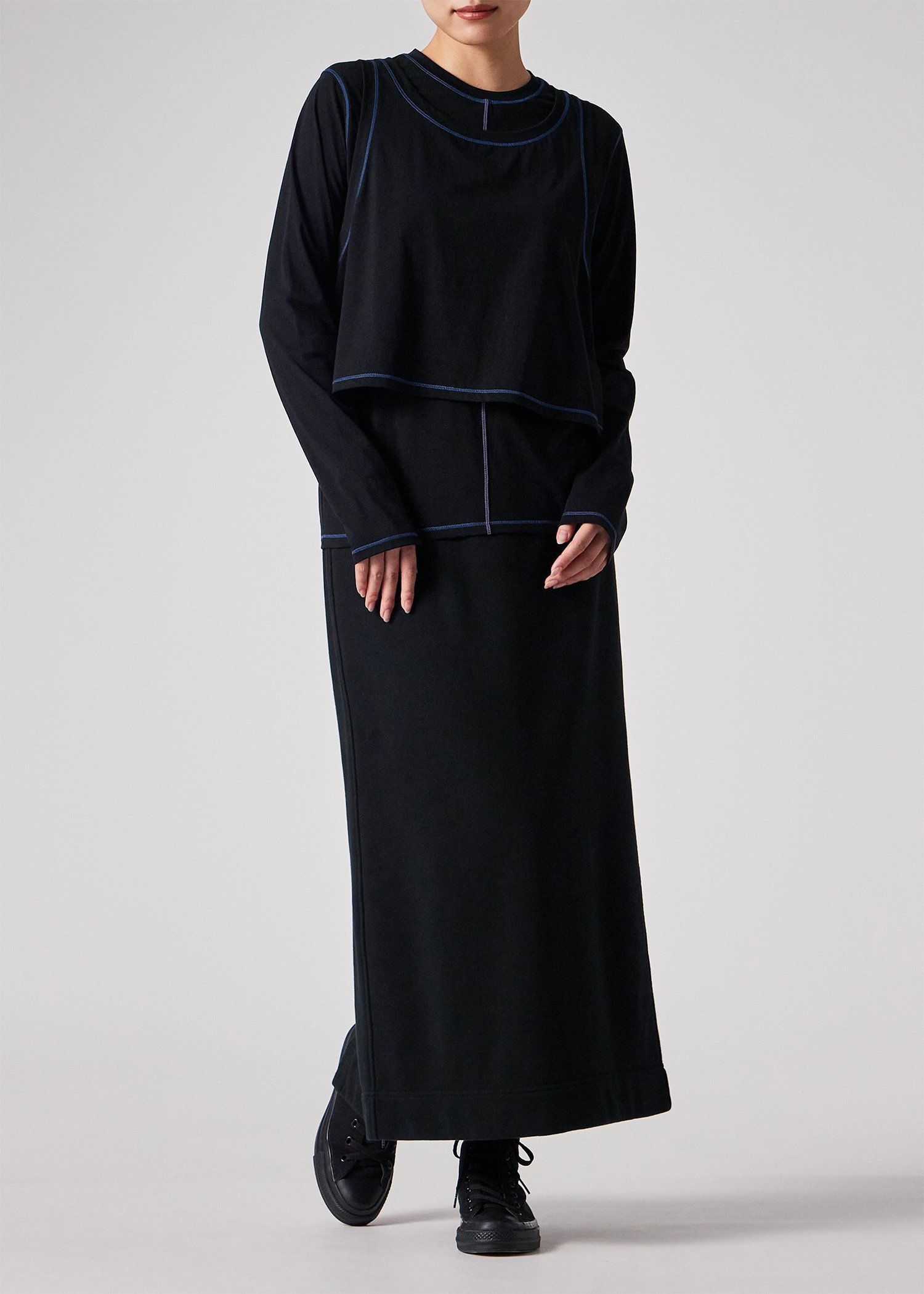 ウィメンズ レイヤード シアー カットソー