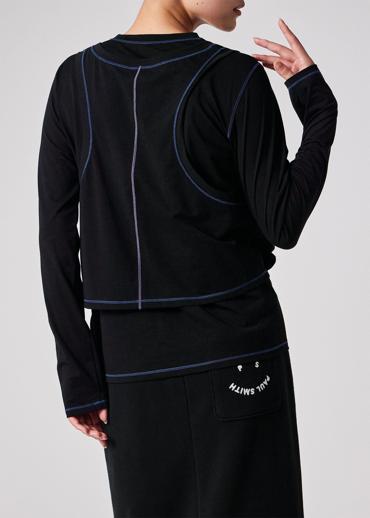 ウィメンズ レイヤード シアー カットソー