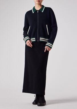 ウィメンズ ミラノリブ ジップアップ ブルゾン ｜ポール・スミス