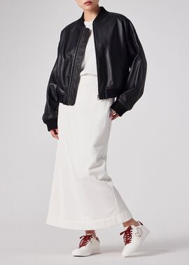 ウィメンズ ラムレザー MA-1 ブルゾン ｜ポール・スミス