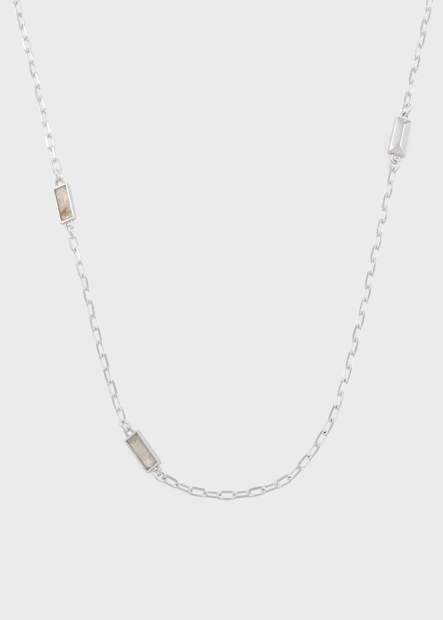 "Pentagon Rutilated Quartz" ネックレス