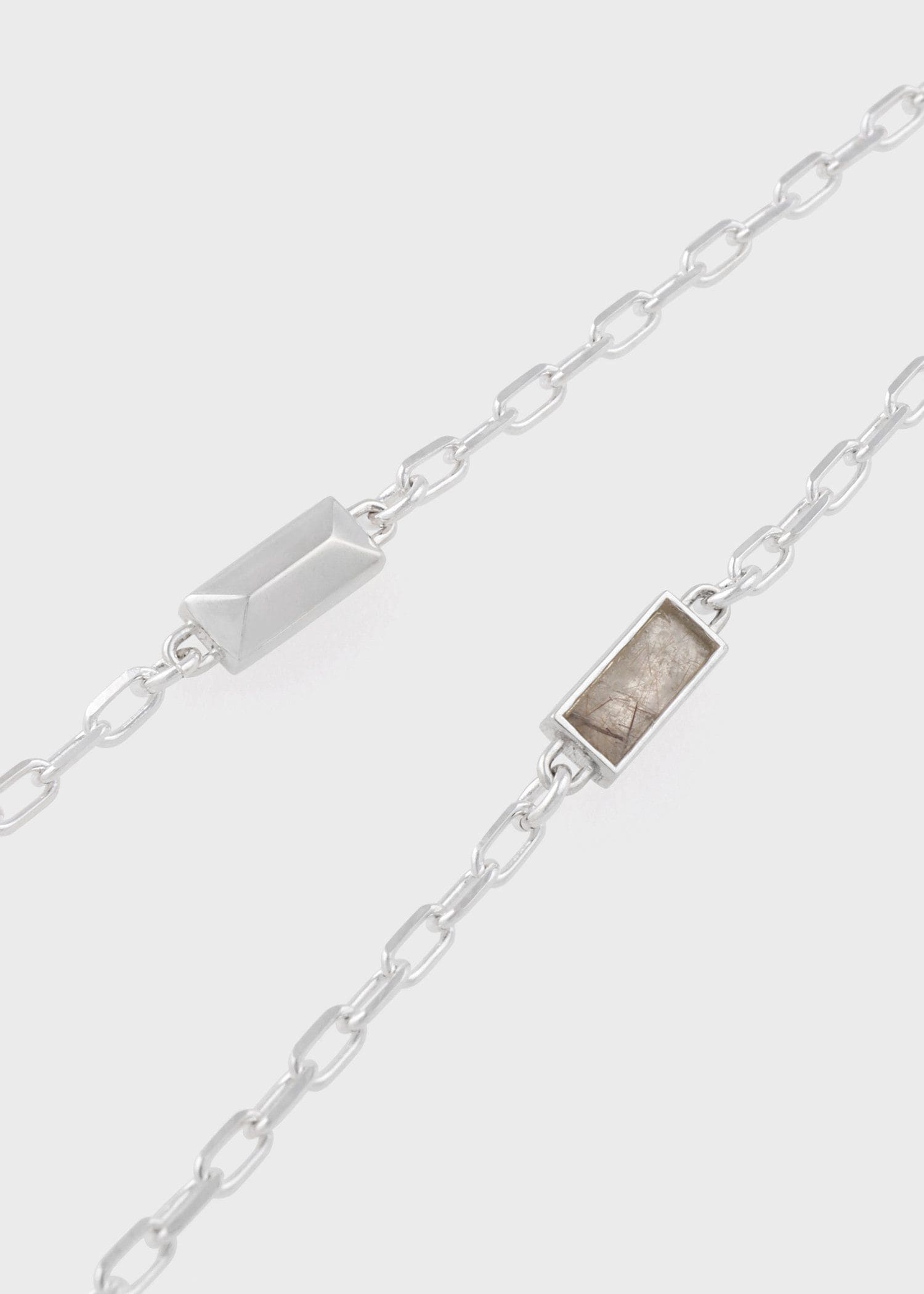 "Pentagon Rutilated Quartz" ネックレス