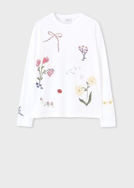 ウィメンズ "Daisy Chain Doodle" 長袖Tシャツ