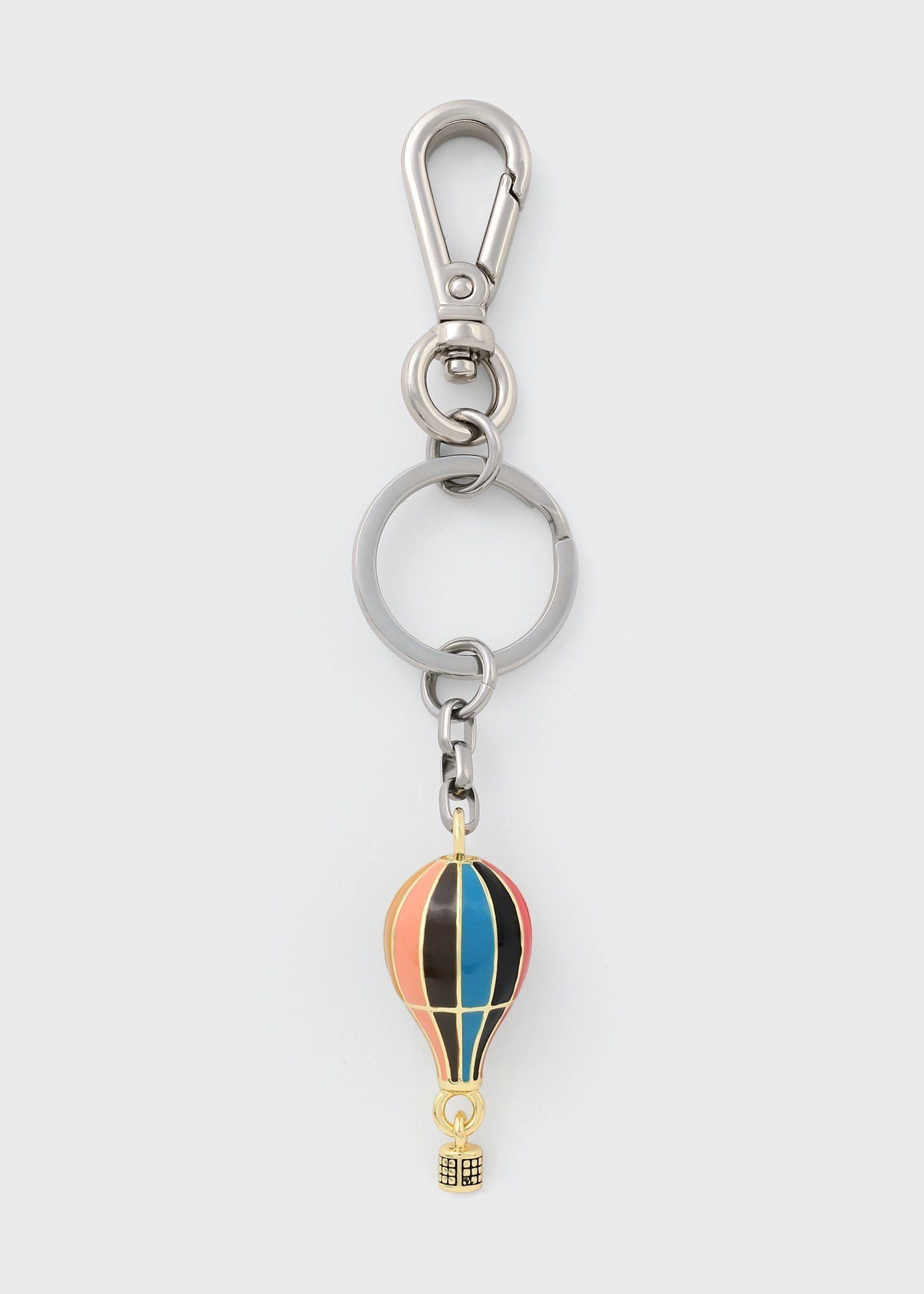 "Signature Stripe Hot Air Balloon" キーリング