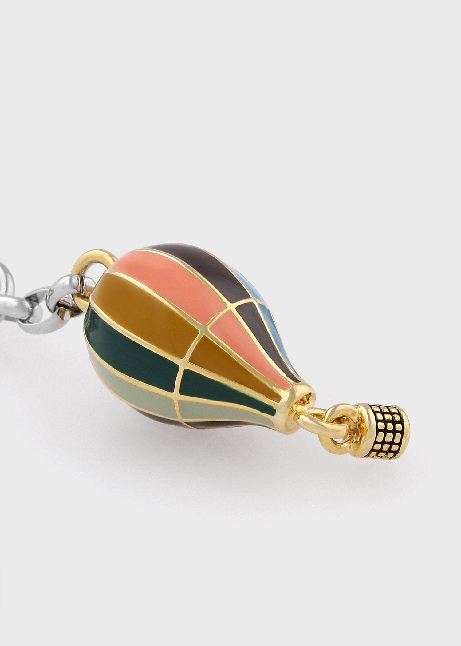 "Signature Stripe Hot Air Balloon" キーリング