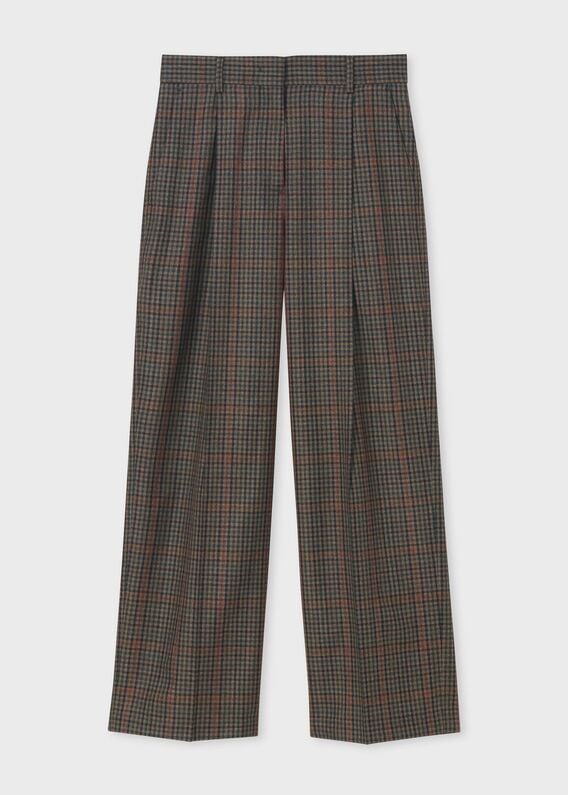 PS Paul Smith ポールスミス　ブロックチェック　シャーリングパンツ PS Paul Smith ブロックチェックシャーリングパンツ