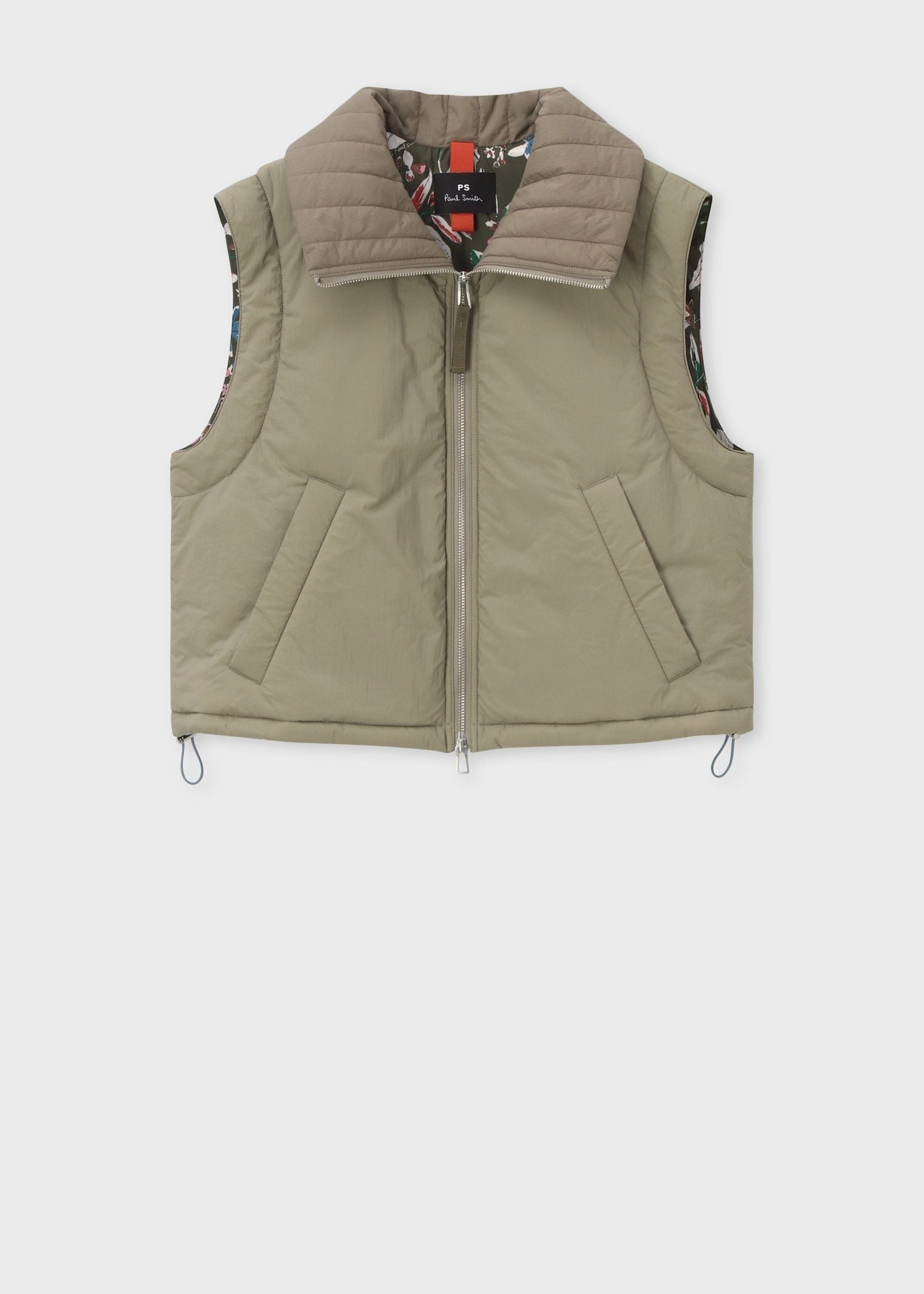 ウィメンズ タフタ スタンドカラー ベスト